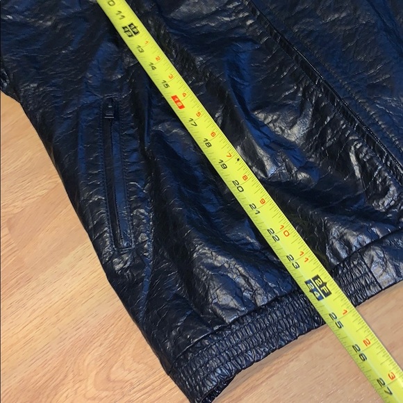 NWT Adidas Y-3 Yohji Yamamoto Leather Hoody Jacket